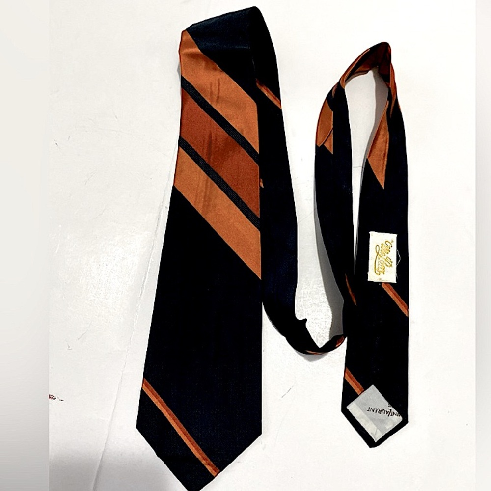 Yves Saint Laurent By Mr Perry 💯 Silk Tie